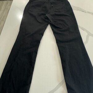 Levis 505 Straight Black Denim Size 10